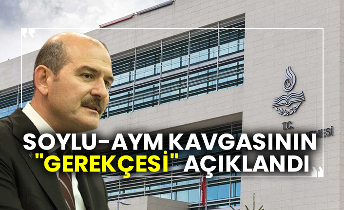 Soylu - AYM kavgasının "gerekçesi" açıklandı
