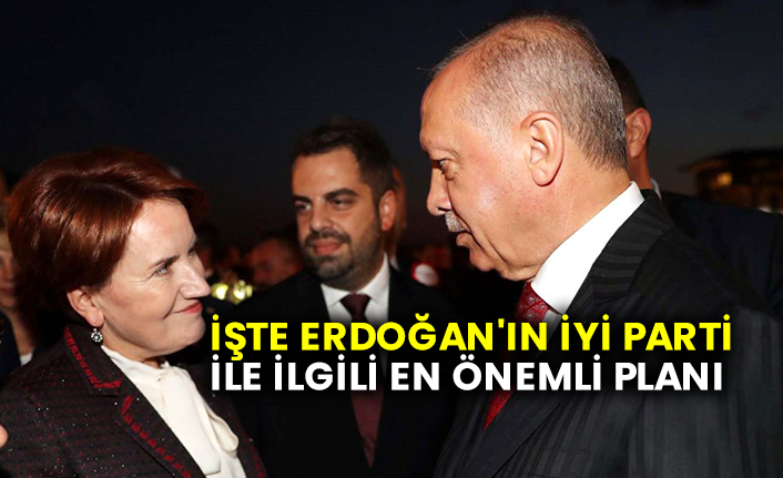 İşte Erdoğan'ın İYİ Parti ile ilgili en önemli planı