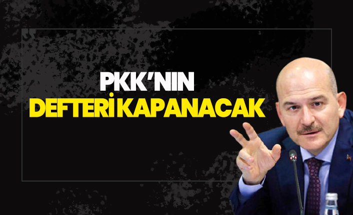 Süleyman Soylu'dan önemli açıklama: PKK defteri kapanacak
