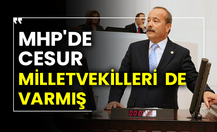 MHP'de cesur milletvekilleri de varmış