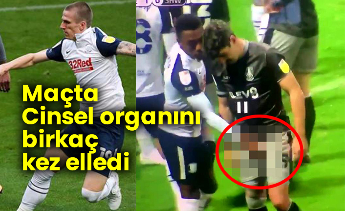 Darnell Fisher'den maçta Callum Paterson'a kırmızı kartlık hareket!