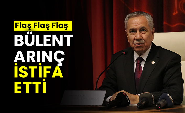 Bülent Arınç istifa etti!