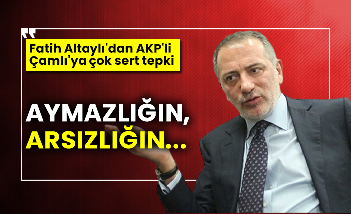Fatih Altaylı'dan AKP'li Çamlı'ya çok sert tepki: Aymazlığın, arsızlığın...
