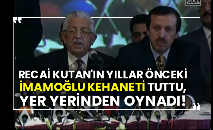 Recai Kutan'ın yıllar önceki İmamoğlu kehaneti tuttu, yer yerinden oynadı!