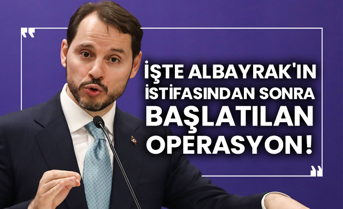 İşte Berat Albayrak'ın istifasından sonra başlatılan operasyon!