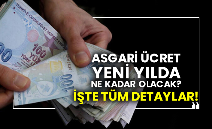 Asgari ücret yeni yılda ne kadar olacak?  İşte tüm detaylar!
