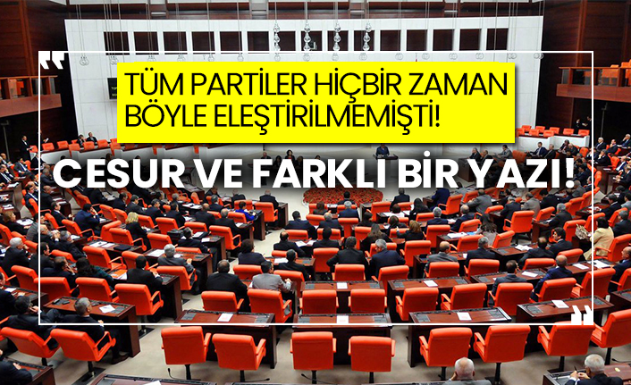Zahide Uçar'dan dikkat çeken ve farklı bir yazı!