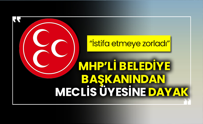 MHP’li belediye başkanından MHP’li meclis üyesine dayak