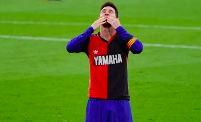 Newell's Old Boys formasıyla golünü Diego Maradona'ya ithaf etti