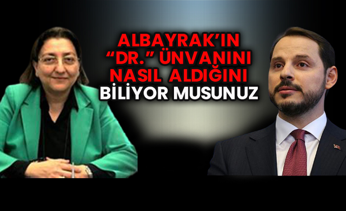 “Erişah Arıcan’ı tanır mısınız? Peki, Berat Albayrak’ın “Dr.” unvanını nasıl aldığını biliyor musunuz?”
