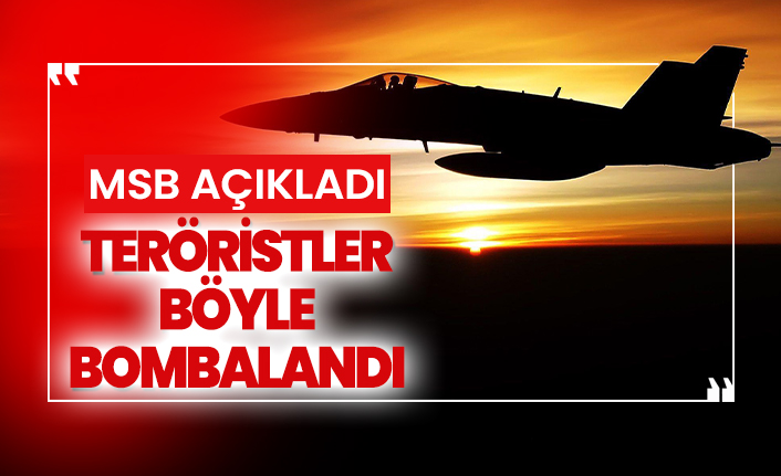Teröristler böyle bombalandı!