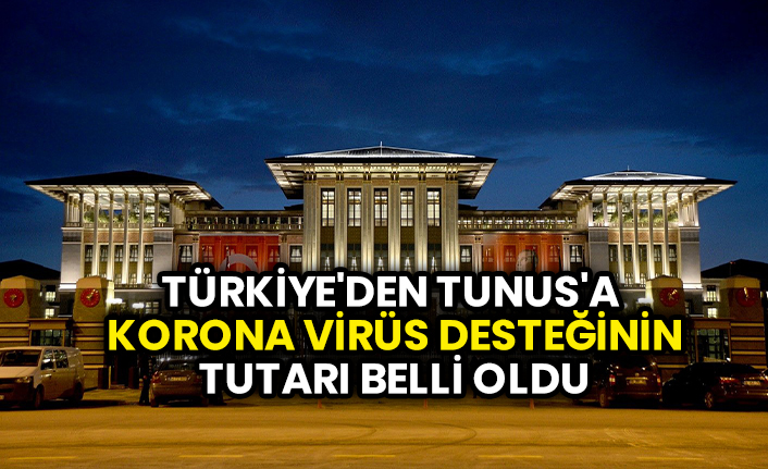 Saray, başka ülkelere pandemi desteğine devam ediyor! Türkiye'den Tunus'a korona virüs desteğinin tutarı belli oldu