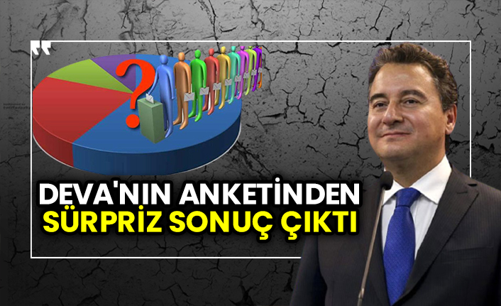 DEVA'nın anketinden sürpriz sonuç ortaya çıktı! Kongre için tarih verildi