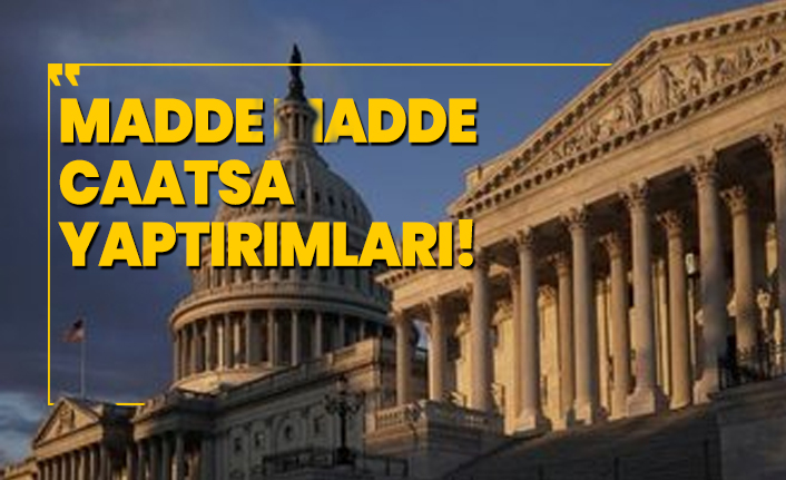 Madde madde CAATSA  yaptırımları!