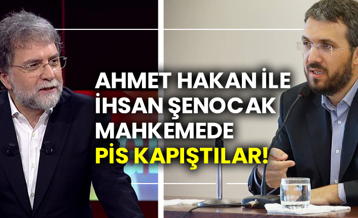 Ahmet Hakan ile İlahiyatçı İhsan Şenocak mahkemede pis kapıştılar!