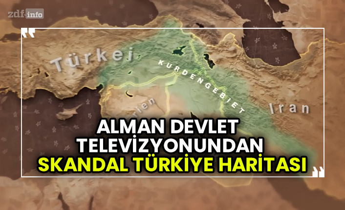 Alman Devlet Televizyonundan skandal Türkiye haritası! Bebek katillerini özgürlük savaşçısı yaptılar