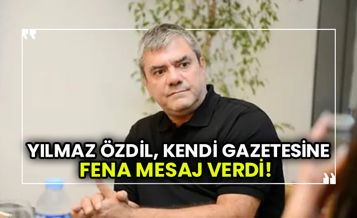 Yılmaz Özdil, kendi gazetesine fena mesaj verdi! İyi Partili vekile teşekkür etti
