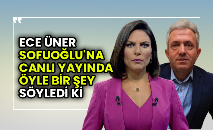 Ece Üner Ebubekir Sofuoğlu'na canlı yayında öyle bir şey söyledi ki…Cevap verilemez