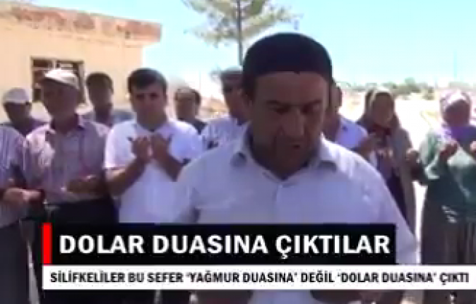 Bu da oldu: Dolar için duaya çıktılar!