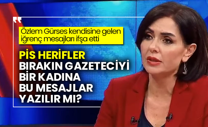 Özlem Gürses kendisine gelen iğrenç mesajları ifşa etti!