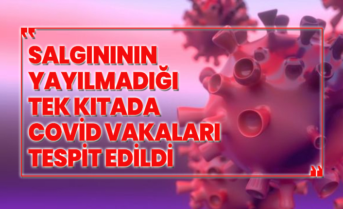 Salgınının  yayılmadığı  tek kıtada Covid vakaları  tespit edildi