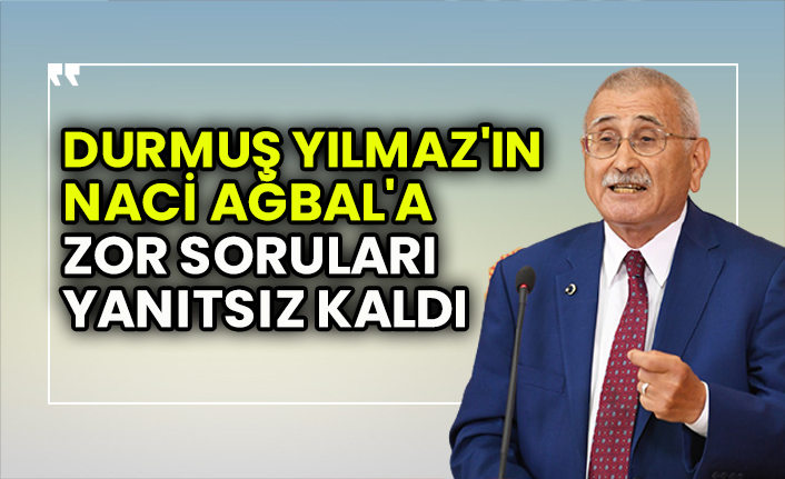 Merkez Bankası'nın eski başkanı Durmuş Yılmaz'ın yeni başkan Naci Ağbal'a zor soruları yanıtsız kaldı