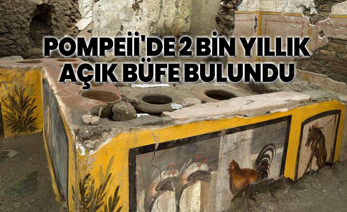 Pompeii'de 2 bin yıllık açık büfe bulundu