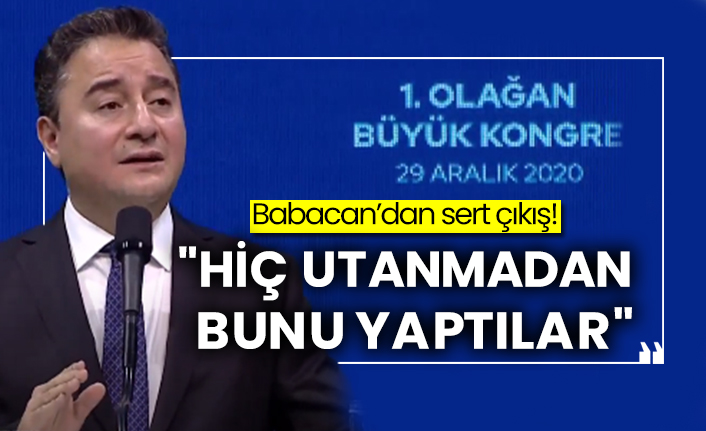 Ali Babacan partisinin 1. Olağan Kongresi'nde konuştu!