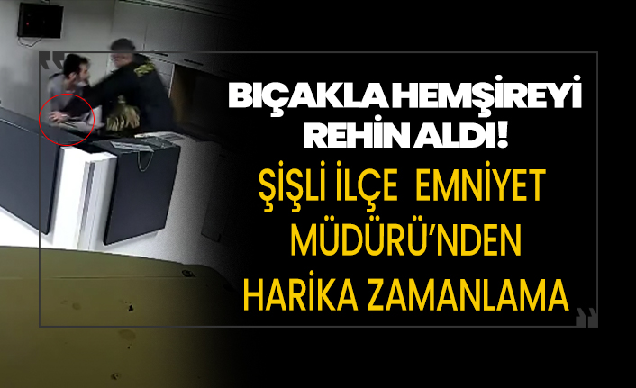 Rehin alınan hemşireyi polis böyle kurtardı