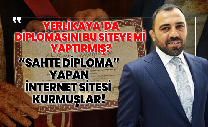 'Sahte diploma'  yapan  internet sitesi  kurmuşlar! Hamza Yerlikaya’da diplomasını bu siteye mi  yaptırmış