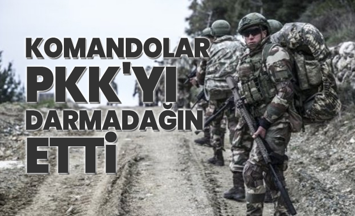 Komandolar PKK'yı darmadağın etti