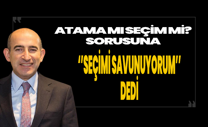 Melih Bulu: Atamadan değil seçimden yanayım