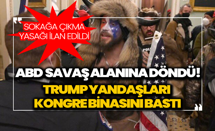 ABD karıştı! Washington'da sokağa çıkma yasağı ilan edildi!