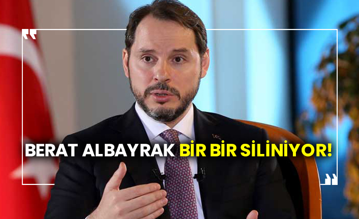 Berat Albayrak bir bir siliniyor!