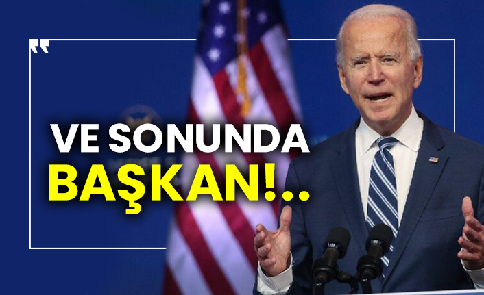 Son dakika: Biden Kongre'de gerekli oya ulaştı! Biden Resmen ABD Başkanı oldu!