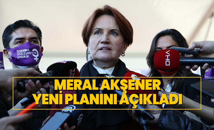 Meral Akşener yeni planını açıkladı