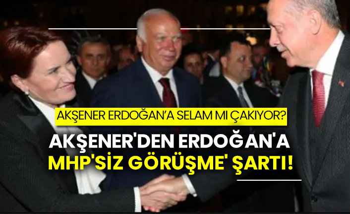 Meral Akşener'den Erdoğan'a 'MHP'siz görüşme' şartı!