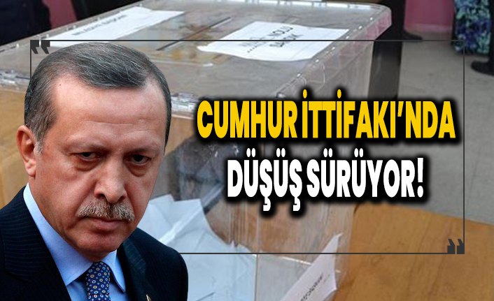Cumhur İttifakı'nda düşüş devam ediyor! İşte anket sonuçları