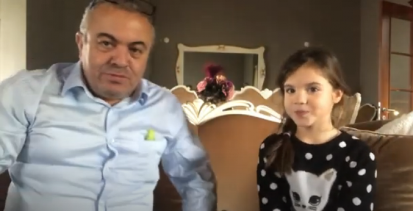 İsmail Türk ve torunu Zeynep Alya Ayağ 'dan susuzluk, doğa ve çevre bilinci dersi!