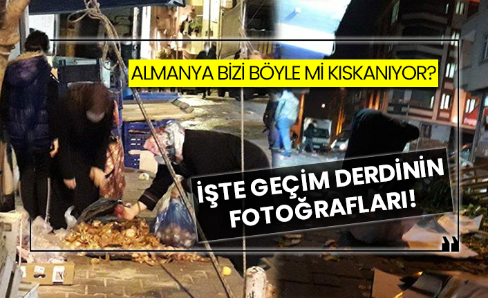 Almanya bizi böyle mi kıskanıyor? İşte geçim derdinin fotoğrafları!