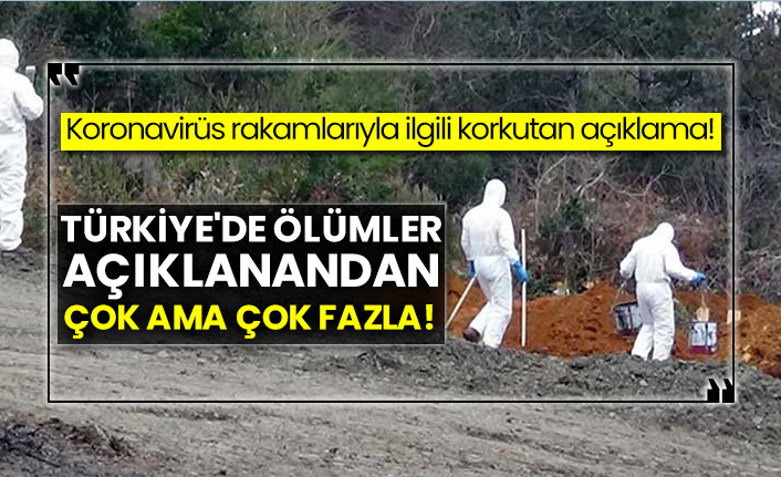 Koronavirüs rakamlarıyla ilgili korkutan açıklama! Türkiye'de ölümler açıklanandan çok ama çok fazla!