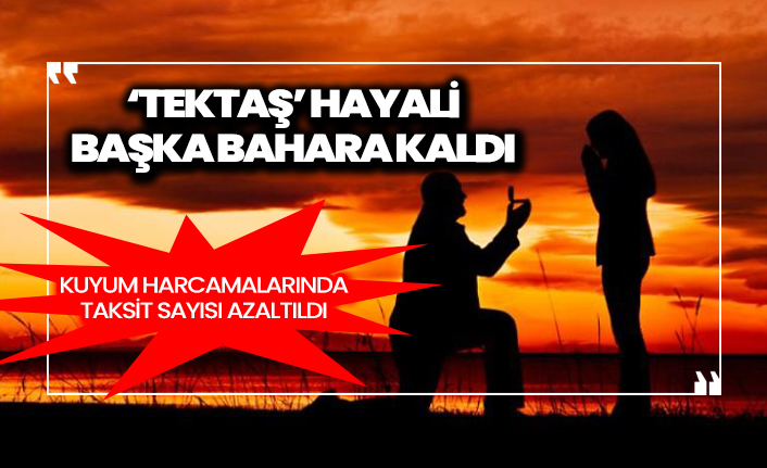 Tektaş hayali başka bahara kaldı!