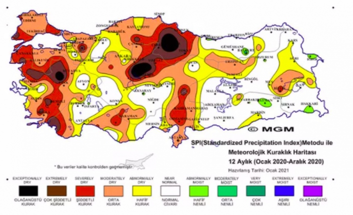 Kuraklık gittikçe kötüye gidiyor!
