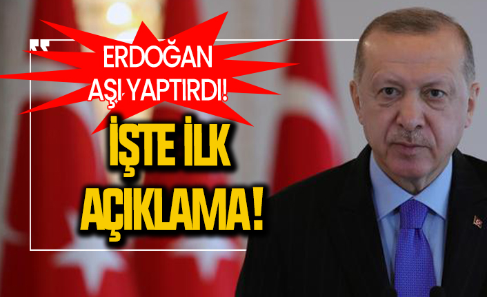 Erdoğan'dan aşı açıklaması!