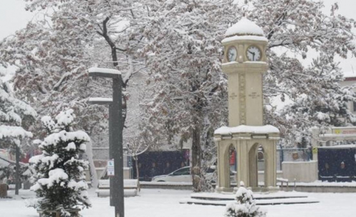 Erzurum'da kar sevinci