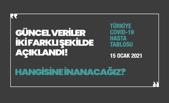 Güncel veriler iki farklı şekilde açıklandı! Hangisi doğru