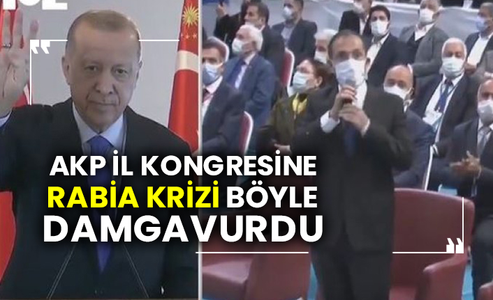 AKP İl Başkanı Rabia selamına karşılık veremeyince kongreye Erdoğan'ın bu sözleri damga vurdu