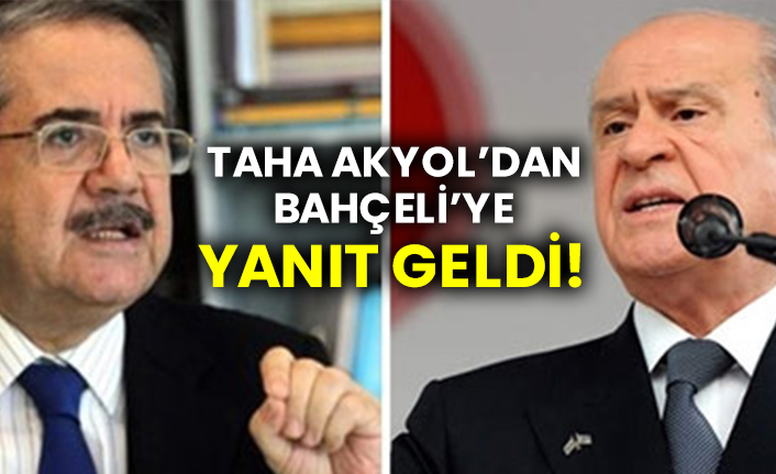 Taha Akyol’dan Bahçeli’ye yanıt geldi