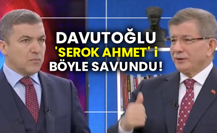 Davutoğlu 'Serok Ahmet' i böyle savundu!