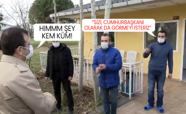 Ekrem İmamoğlu “Sizi, Cumhurbaşkanı olarak da görmeyi isteriz” diyen vatandaşa bakın ne cevap verdi